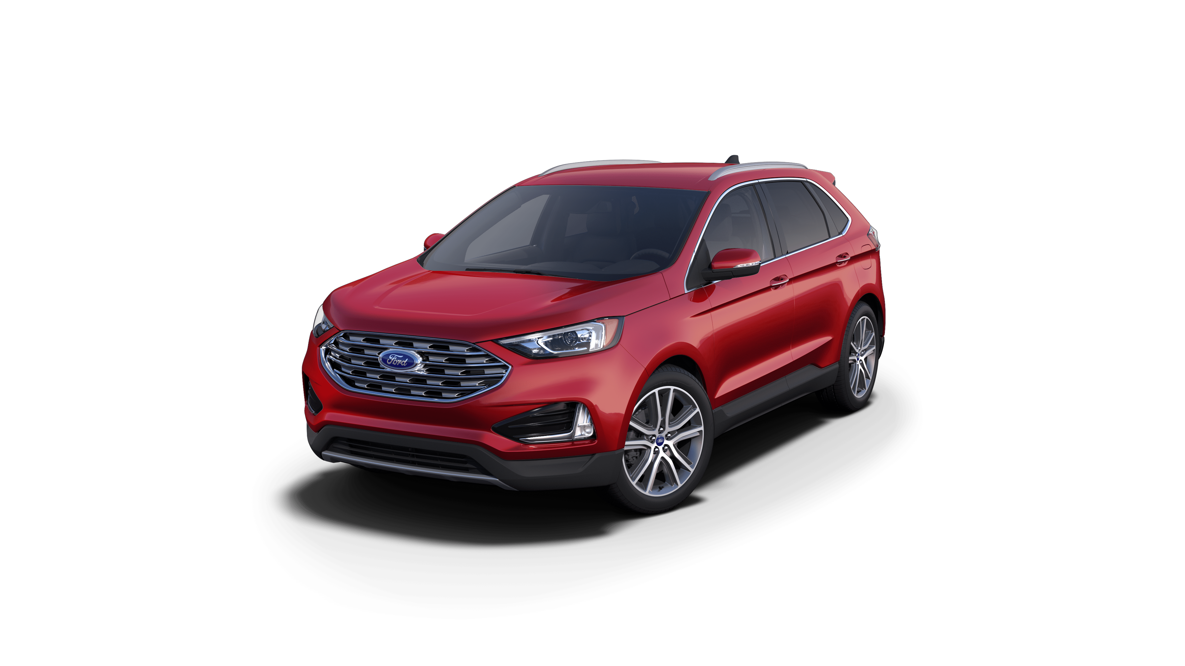 New Rapid Red Metallic Tinted Clearcoat 2020 Ford Edge Titanium FWD for